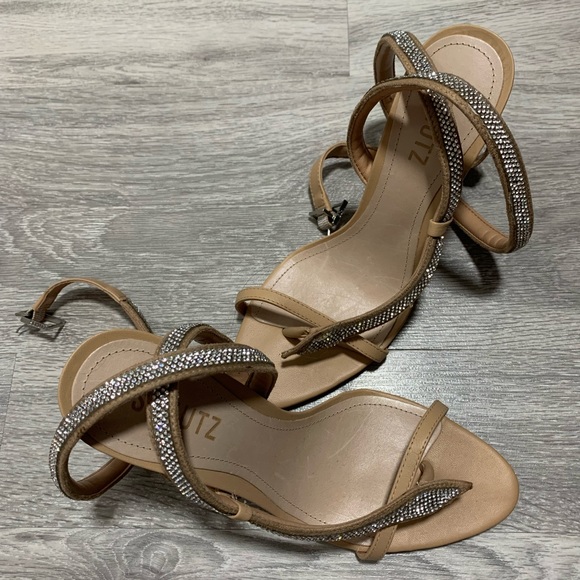 SCHUTZ Courtney Crystal Heels - Picture 4 of 12